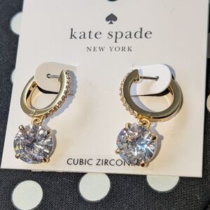 NWT Kate Spade Bright Ideas Drop Earrings - Gold